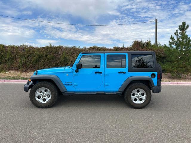 used 2017 Jeep Wrangler Unlimited car, priced at $21,476