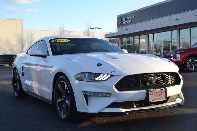 used 2021 Ford Mustang car, priced at $24,997