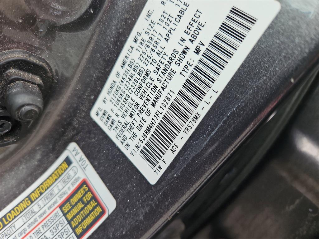 used 2015 Honda CR-V car, priced at $14,987