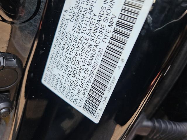 used 2022 Honda Pilot car, priced at $36,487
