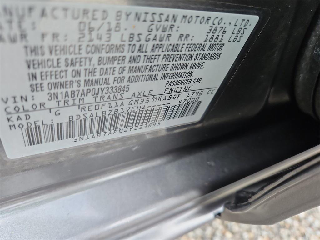 used 2018 Nissan Sentra car, priced at $11,587