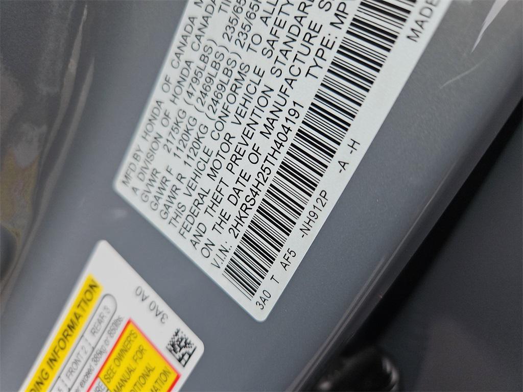 new 2026 Honda CR-V car, priced at $34,270