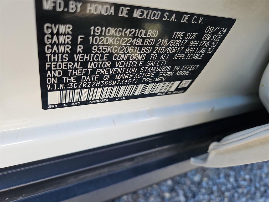 used 2025 Honda HR-V car, priced at $27,887