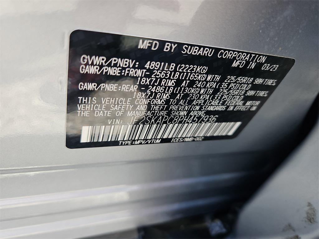 used 2023 Subaru Forester car, priced at $26,987