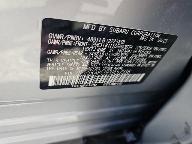 used 2023 Subaru Forester car, priced at $30,725