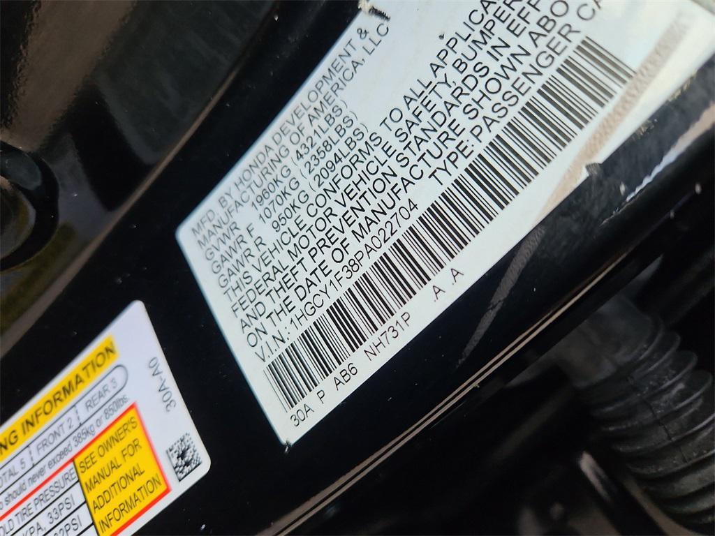 used 2023 Honda Accord car, priced at $25,220