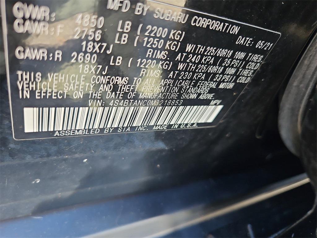 used 2021 Subaru Outback car, priced at $22,587