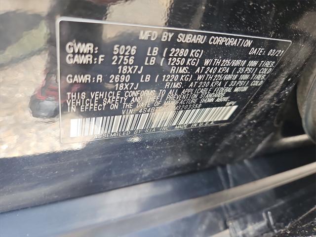 used 2021 Subaru Outback car, priced at $24,987