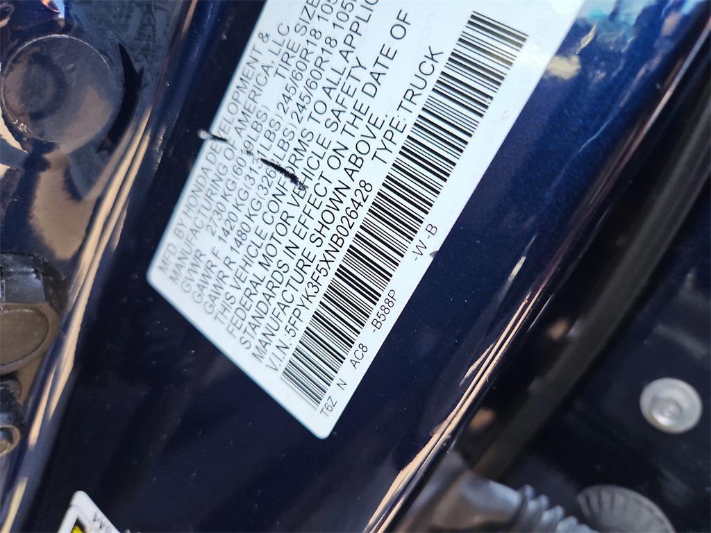 used 2022 Honda Ridgeline car, priced at $26,544