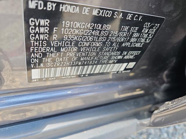used 2023 Honda HR-V car, priced at $24,987