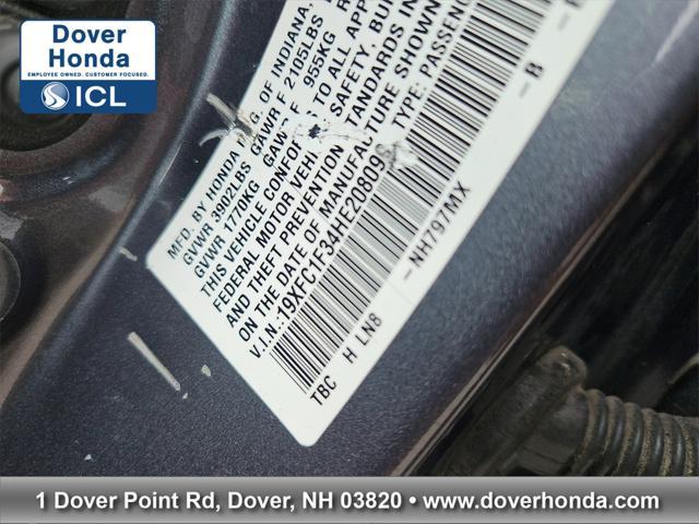 used 2017 Honda Civic car, priced at $15,987