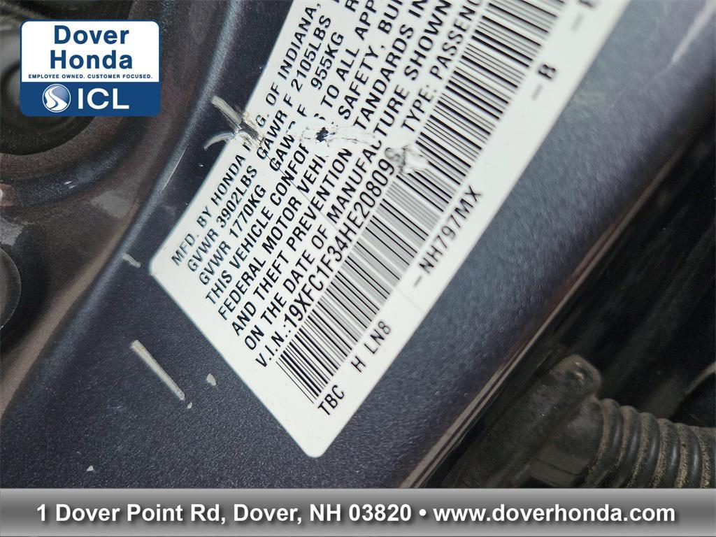 used 2017 Honda Civic car, priced at $15,987