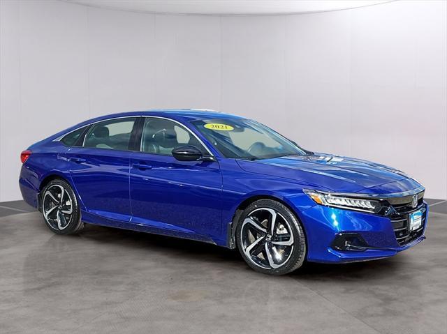 used 2021 Honda Accord car, priced at $25,487