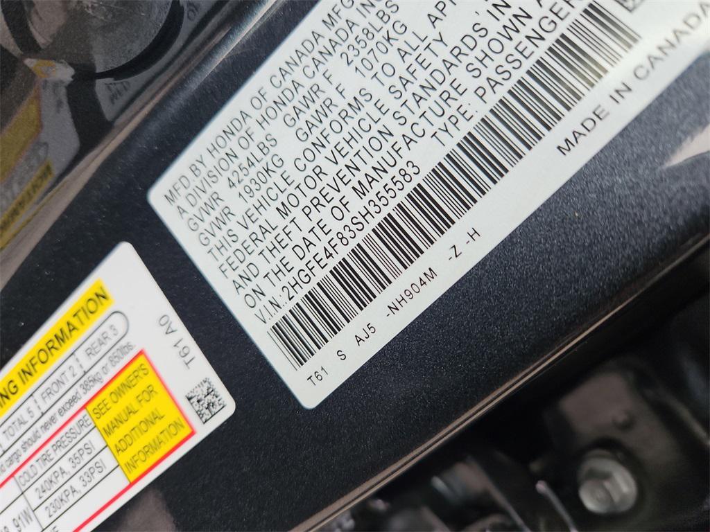 used 2025 Honda Civic Hybrid car, priced at $30,215