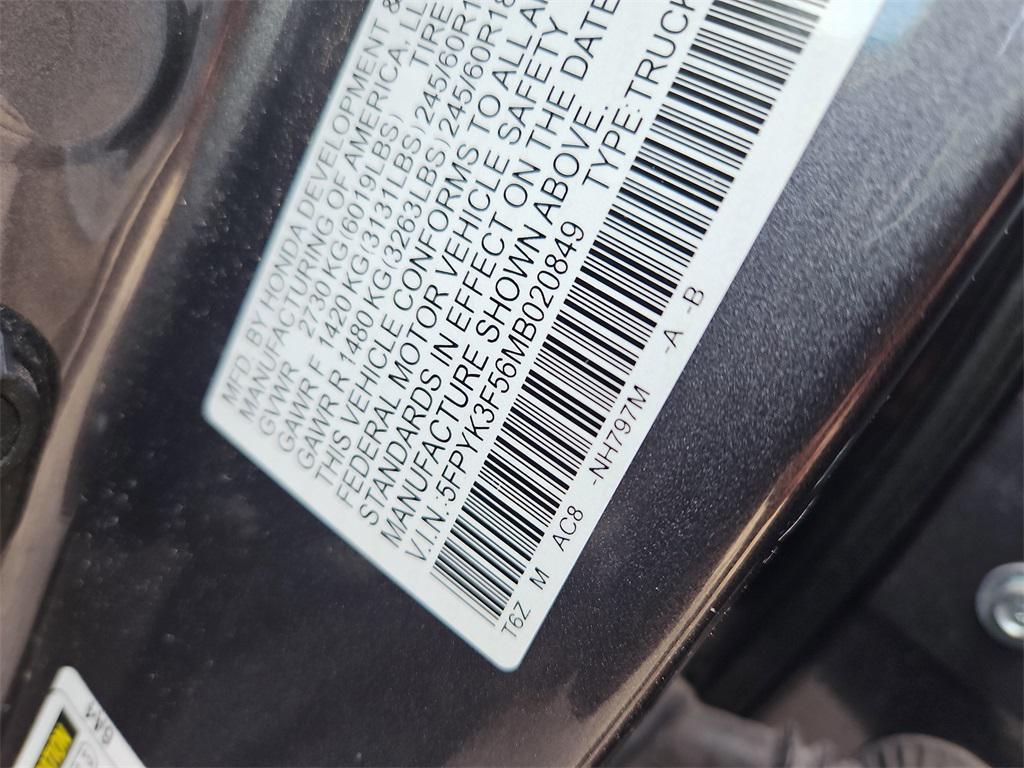 used 2021 Honda Ridgeline car, priced at $29,987
