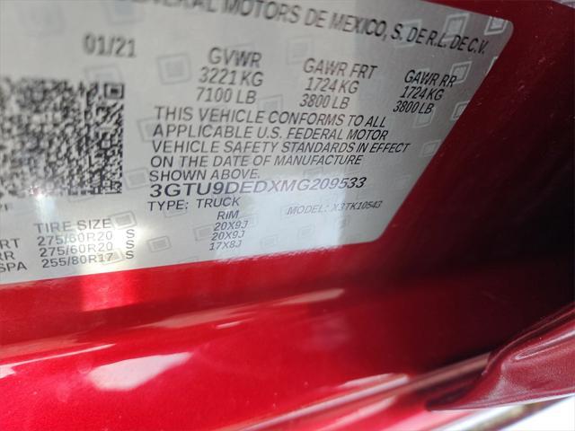 used 2021 GMC Sierra 1500 car, priced at $43,987