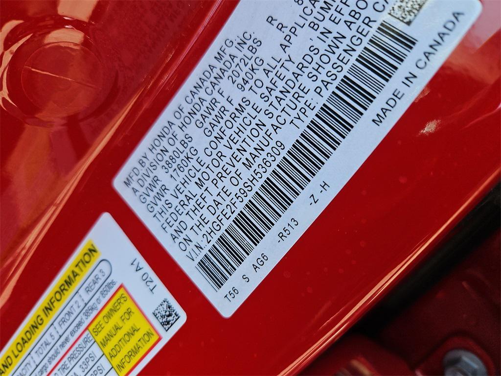 used 2025 Honda Civic car, priced at $25,322