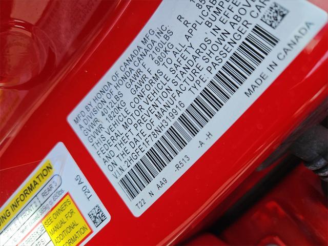 used 2022 Honda Civic car, priced at $24,987