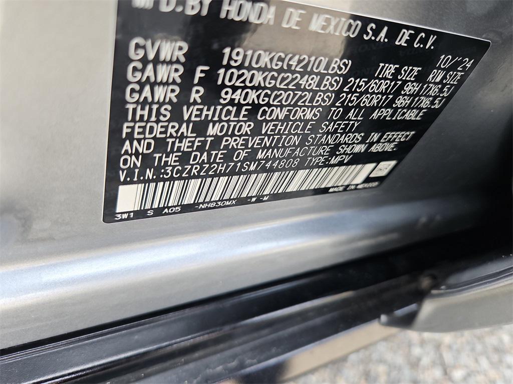 used 2025 Honda HR-V car, priced at $30,912