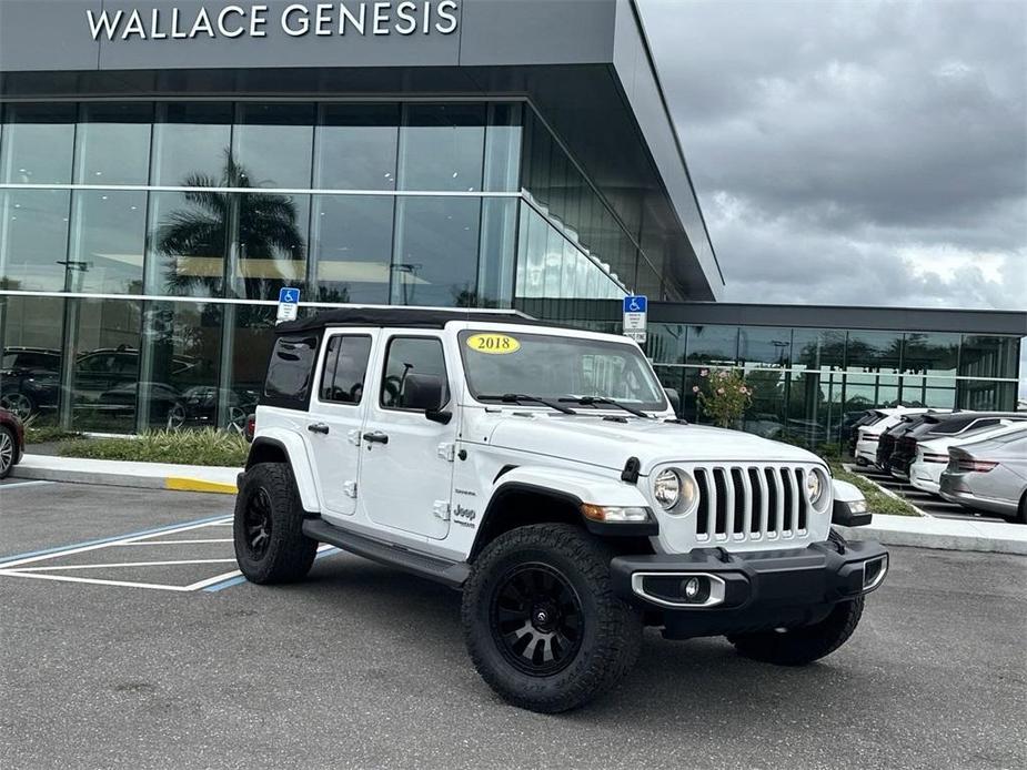 used 2018 Jeep Wrangler Unlimited car, priced at $27,995