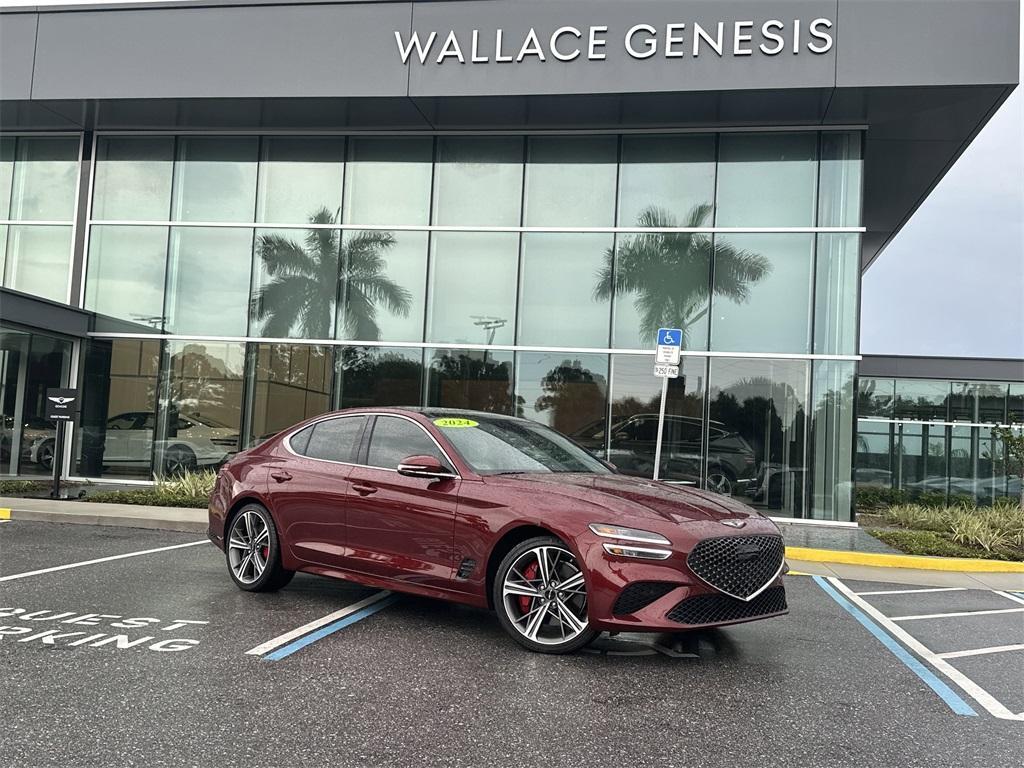 used 2024 Genesis G70 car, priced at $36,963