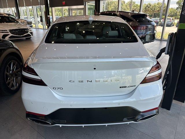 new 2025 Genesis G70 car, priced at $59,655