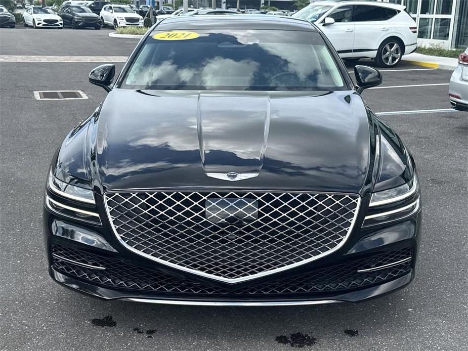 used 2021 Genesis G80 car, priced at $30,555