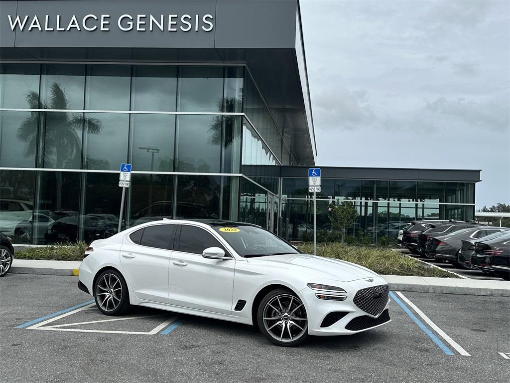 used 2022 Genesis G70 car, priced at $26,639