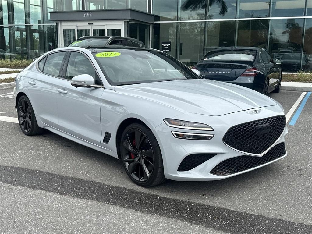 used 2022 Genesis G70 car, priced at $35,997