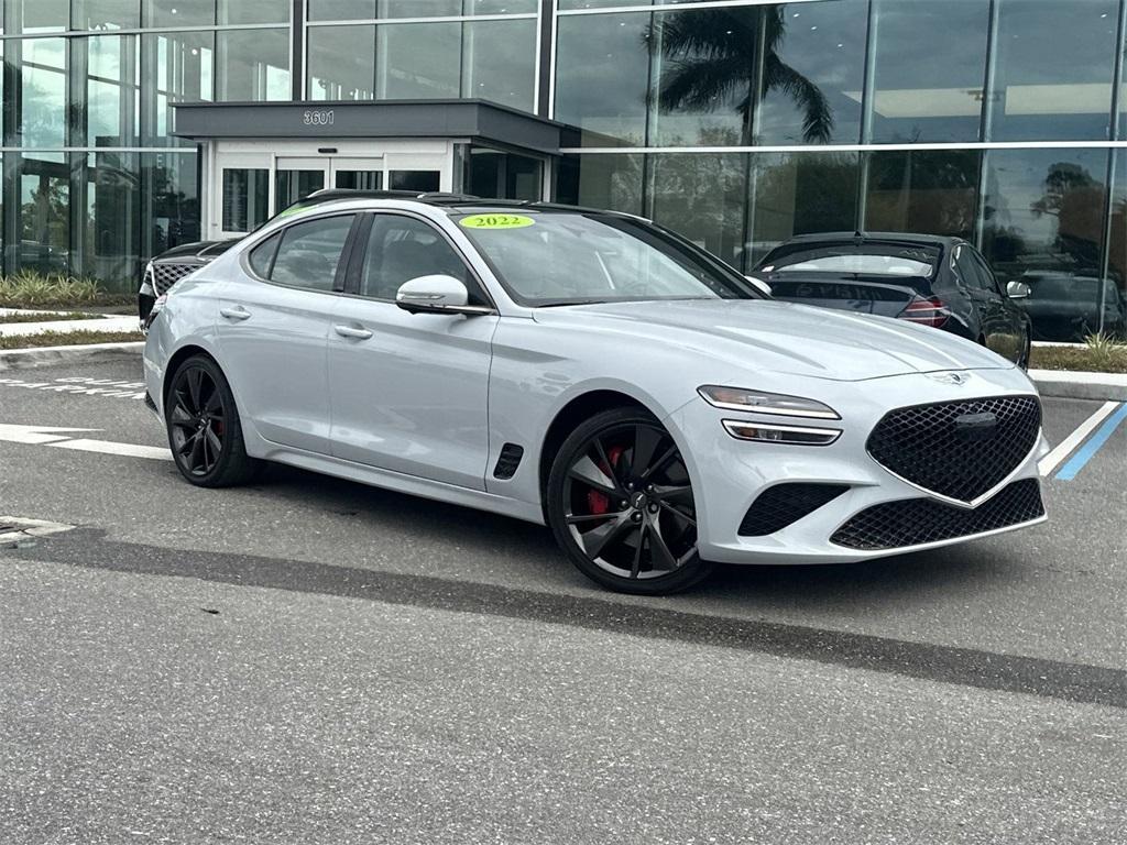 used 2022 Genesis G70 car, priced at $35,997