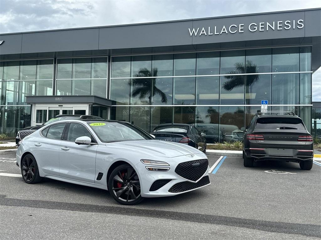 used 2022 Genesis G70 car, priced at $35,997