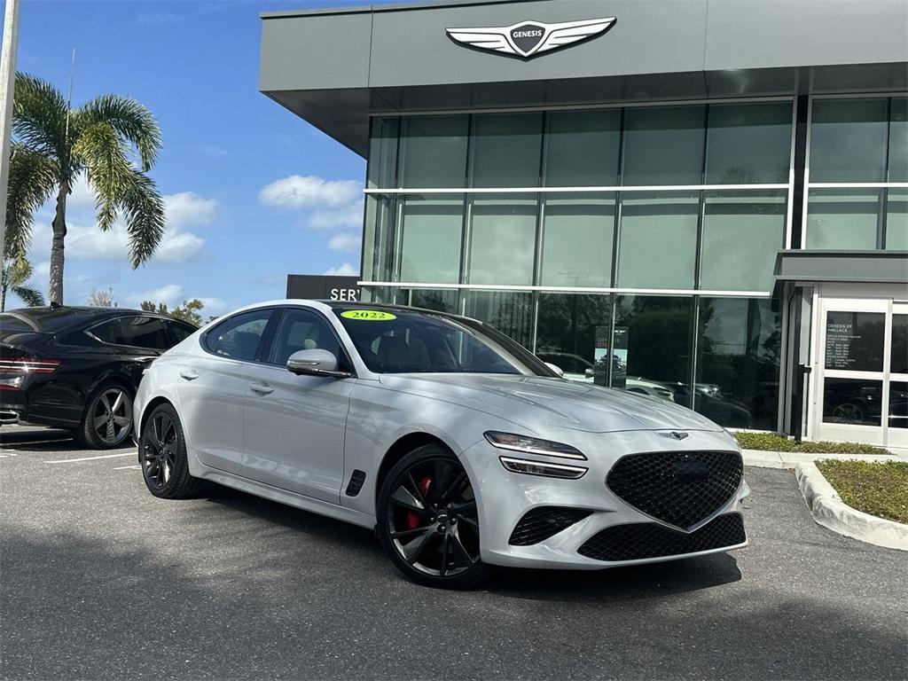 used 2022 Genesis G70 car, priced at $32,955