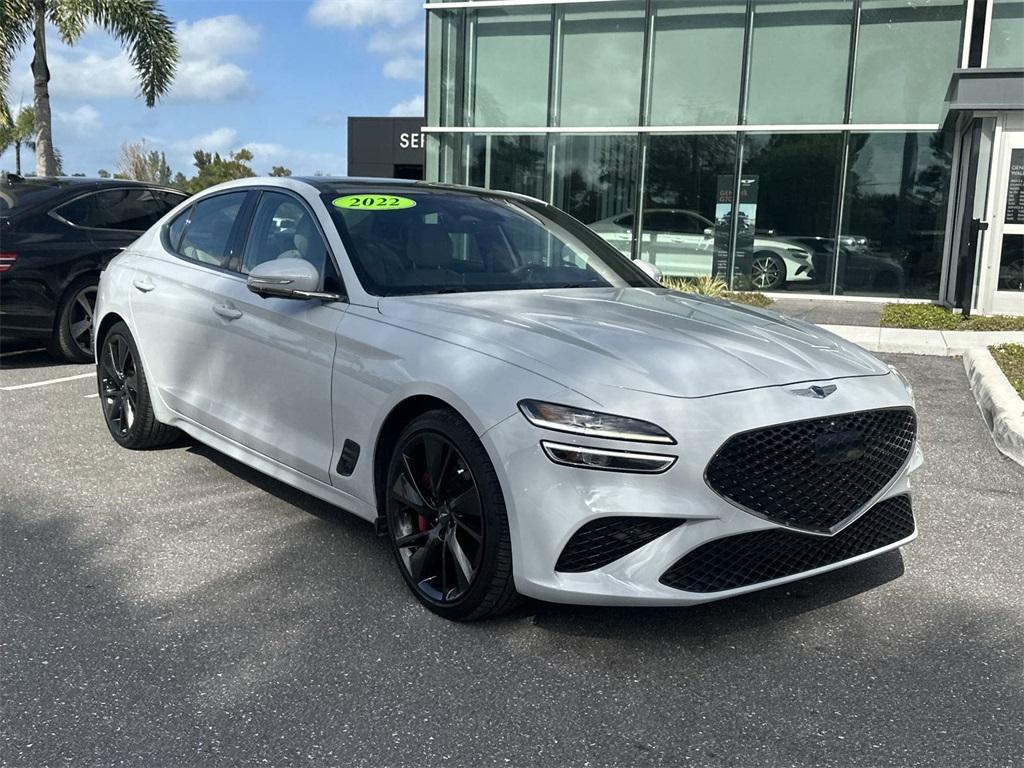 used 2022 Genesis G70 car, priced at $32,955