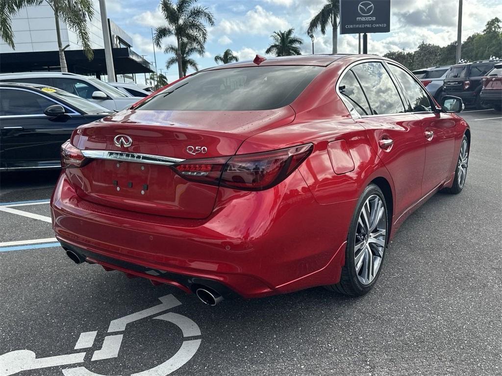 used 2022 INFINITI Q50 car, priced at $32,714