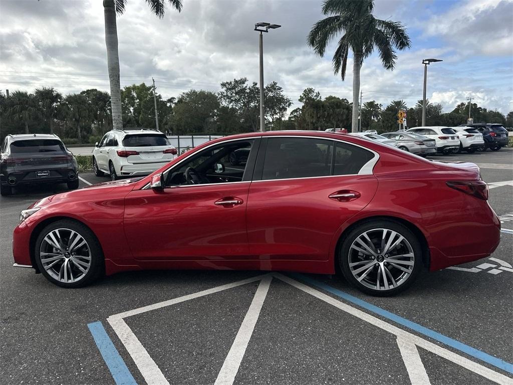 used 2022 INFINITI Q50 car, priced at $32,714