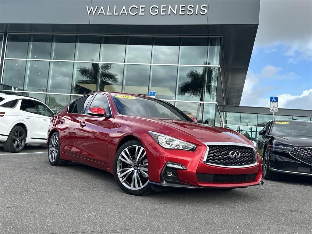 used 2022 INFINITI Q50 car, priced at $32,714