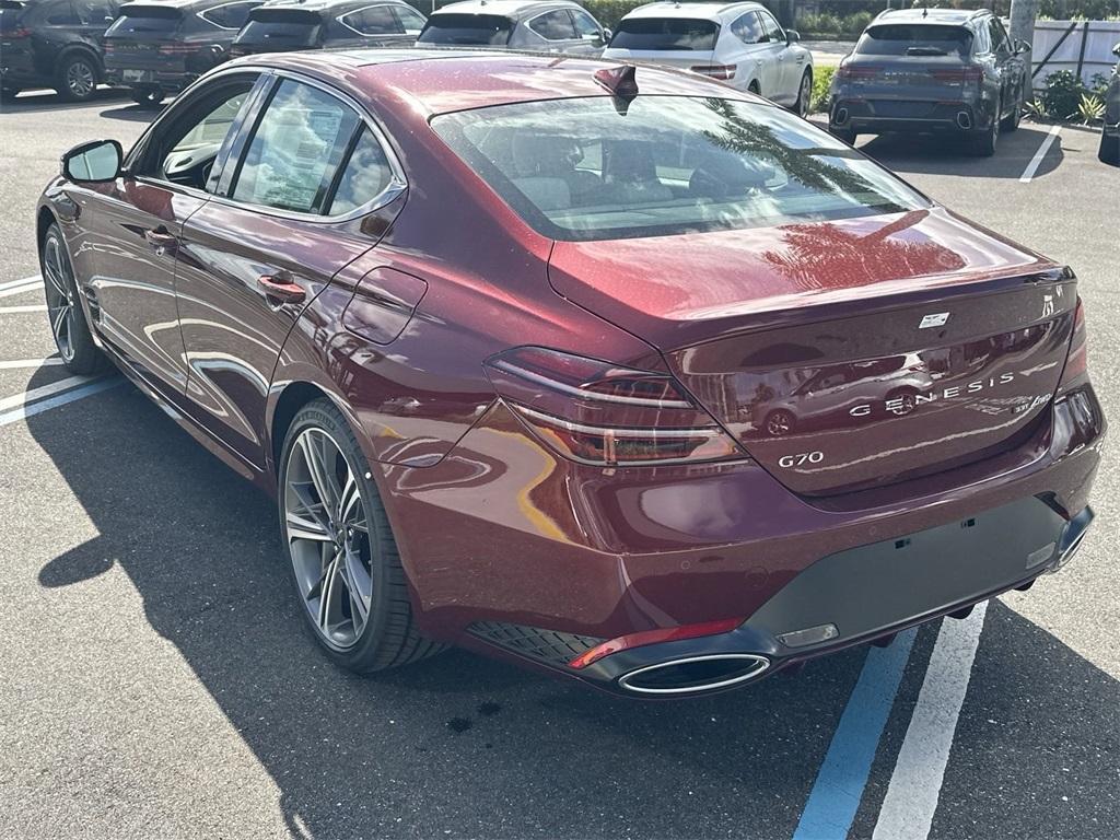 new 2025 Genesis G70 car, priced at $59,450