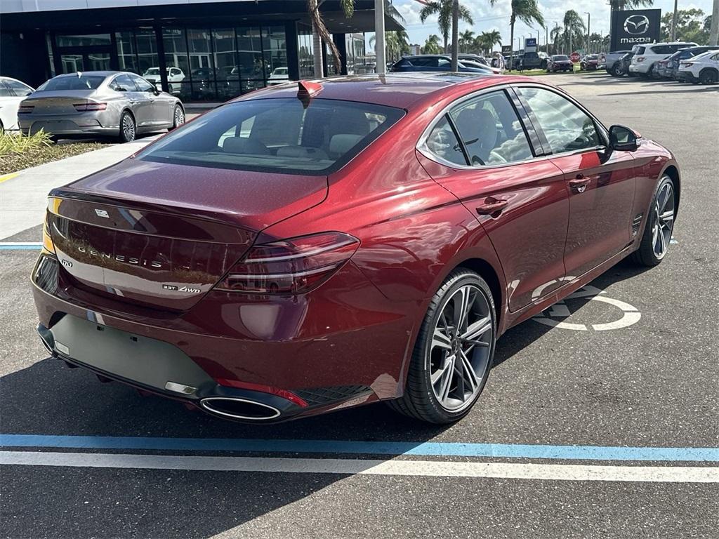 new 2025 Genesis G70 car, priced at $59,450