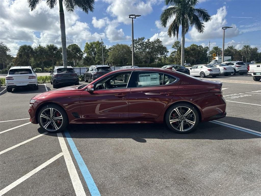 new 2025 Genesis G70 car, priced at $59,450