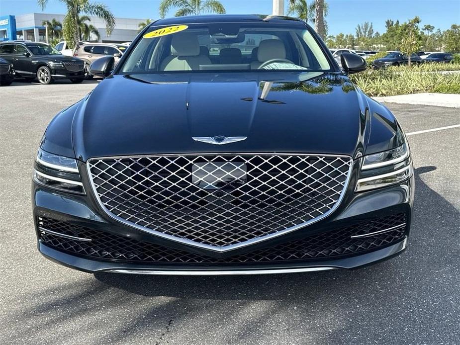 used 2022 Genesis G80 car, priced at $35,995