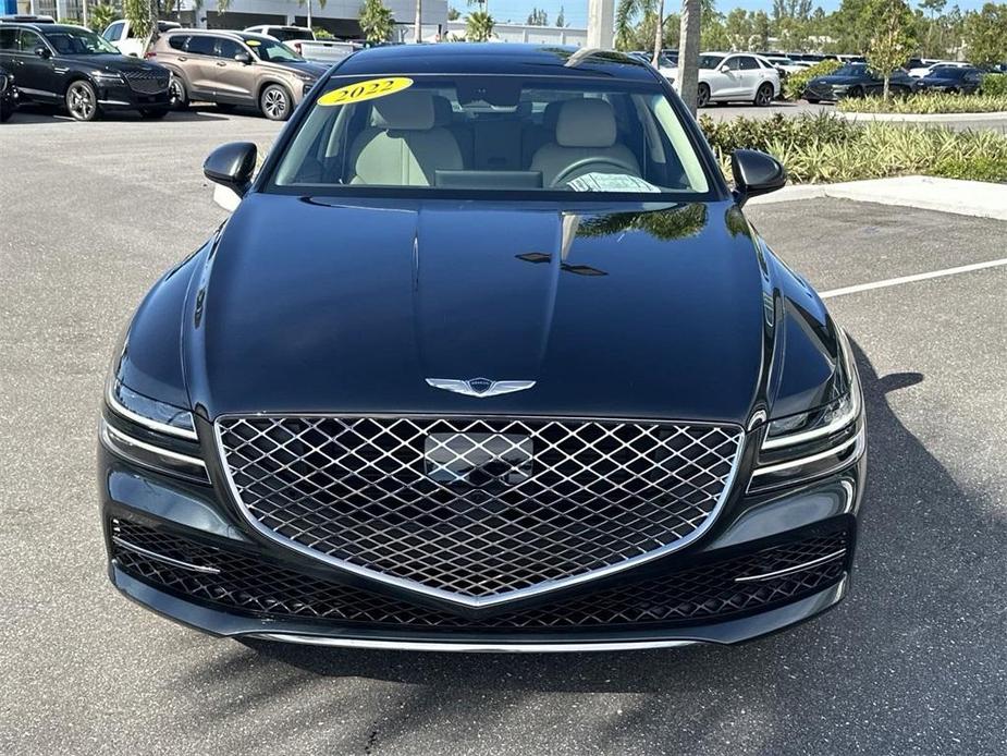 used 2022 Genesis G80 car, priced at $35,995