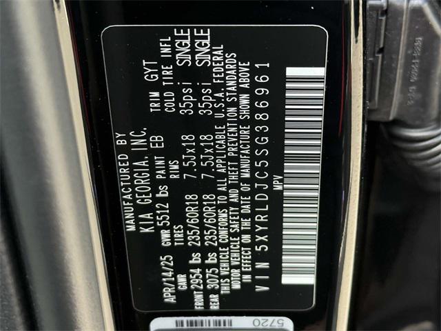 new 2025 Kia Sorento car, priced at $36,715