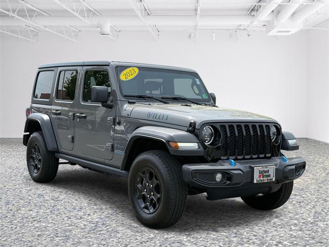 used 2023 Jeep Wrangler 4xe car, priced at $28,362