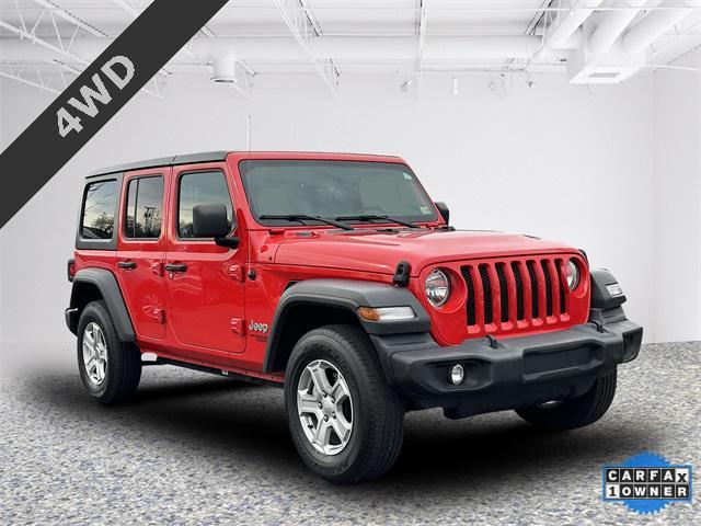 used 2021 Jeep Wrangler Unlimited car, priced at $28,049