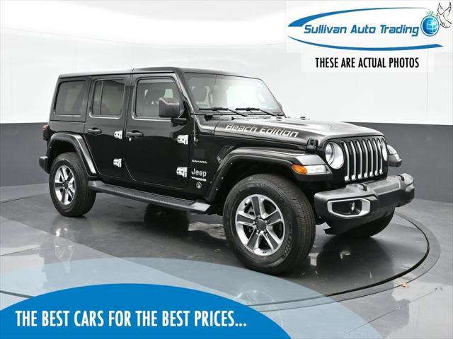 used 2021 Jeep Wrangler Unlimited car, priced at $36,298