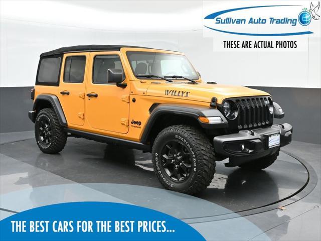 used 2021 Jeep Wrangler car, priced at $31,698