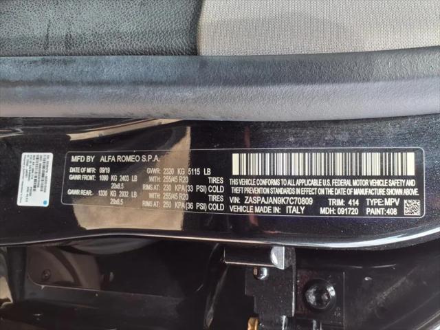 used 2019 Alfa Romeo Stelvio car, priced at $18,995