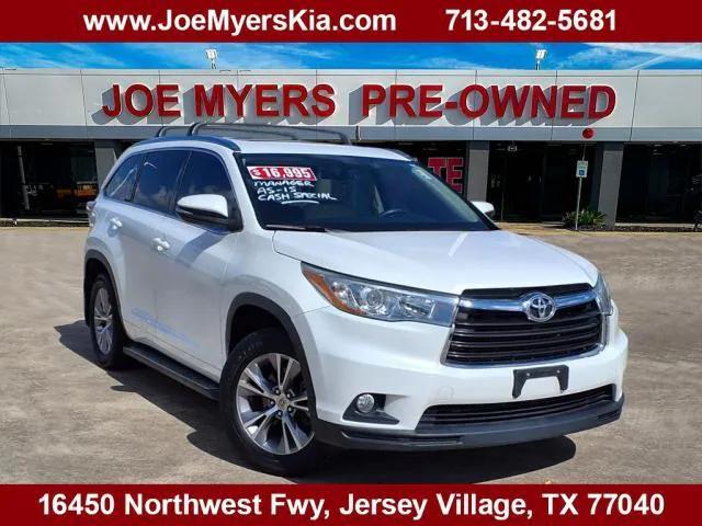 used 2015 Toyota Highlander car, priced at $16,500