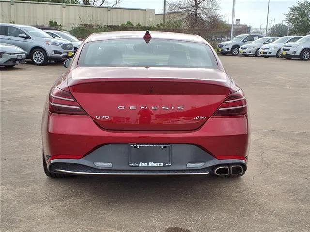 used 2023 Genesis G70 car, priced at $28,799
