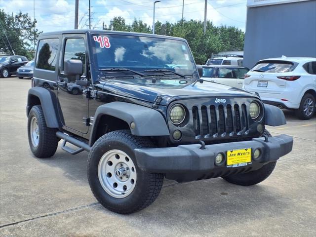 used 2018 Jeep Wrangler JK car, priced at $14,500